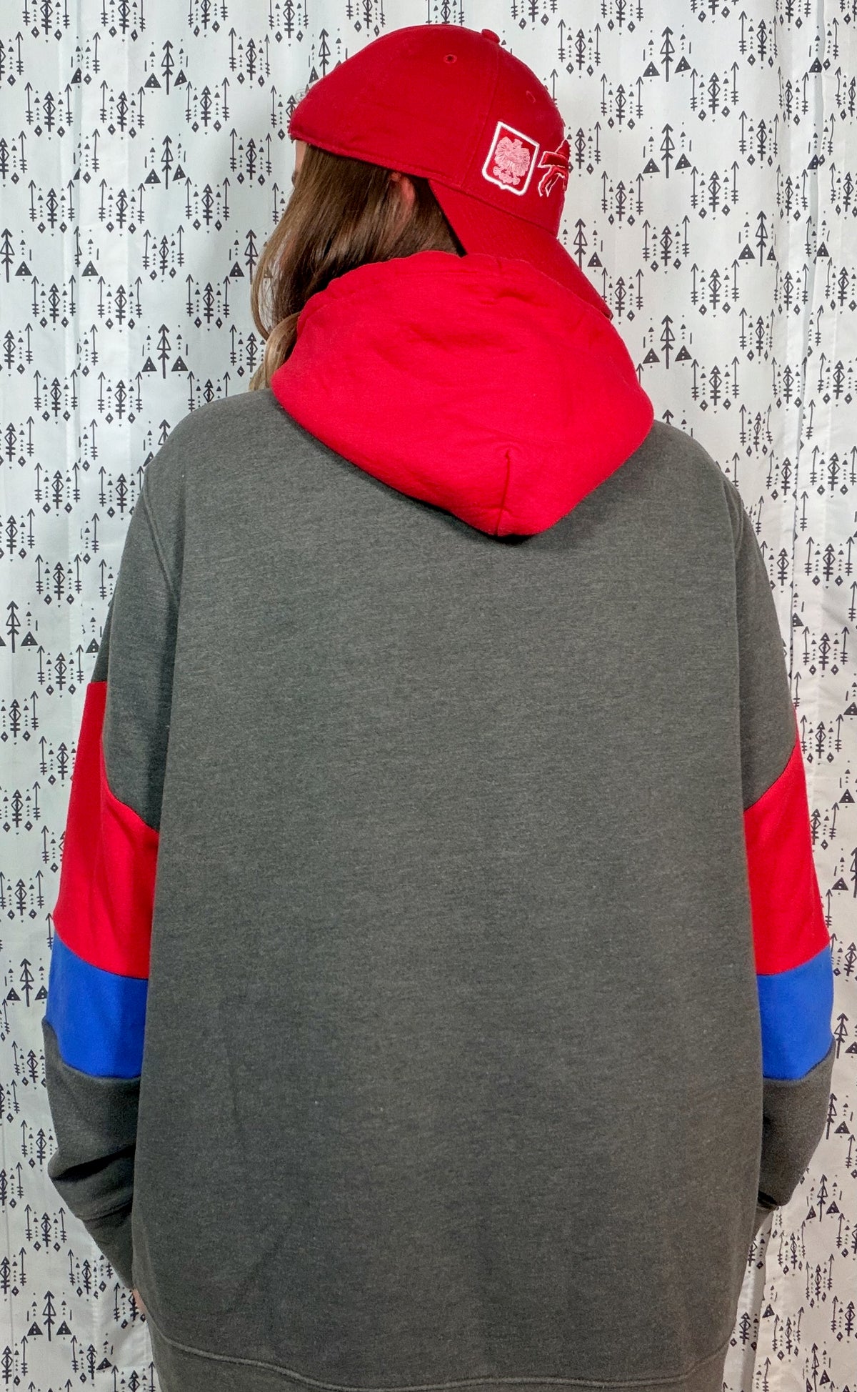 Nickel City BUF 1/4 Zip Hoodie Size Unisex- L/XL