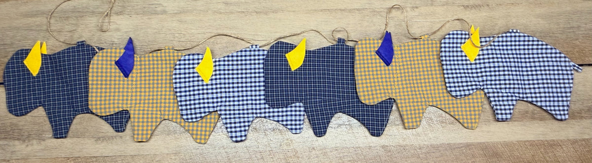 Buffalo Hockey Pendant Garland-6 ft Long