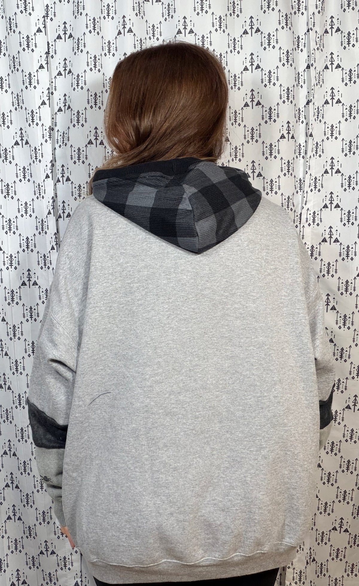 Light Grey Skeleton Buffalo ROCKTOBERFEST Hoodie Size Unisex- 2X