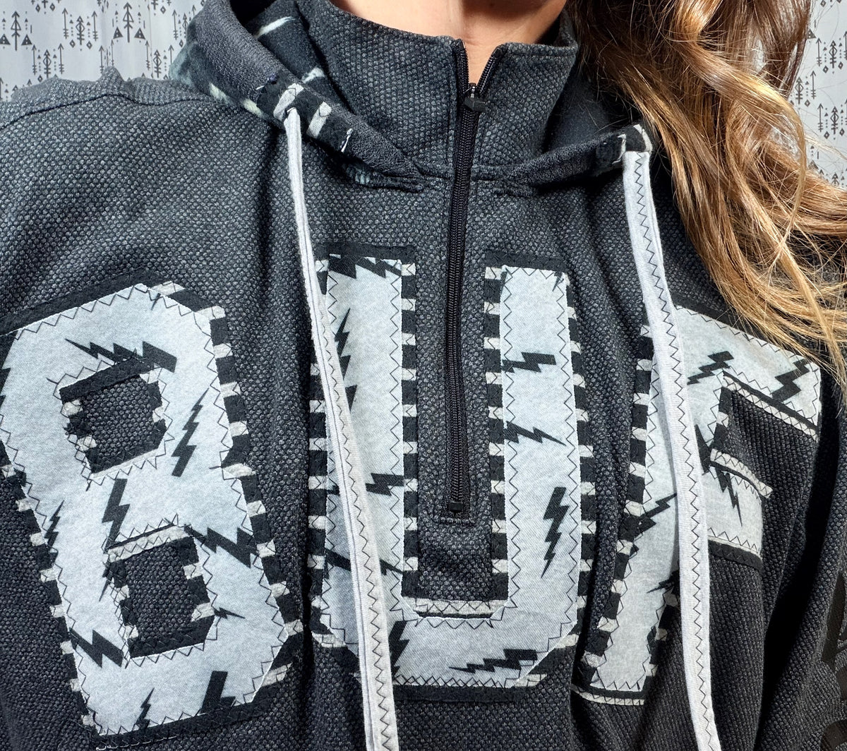 Dark Grey BUF ROCKTOBERFEST Hoodie Size Unisex- L/XL