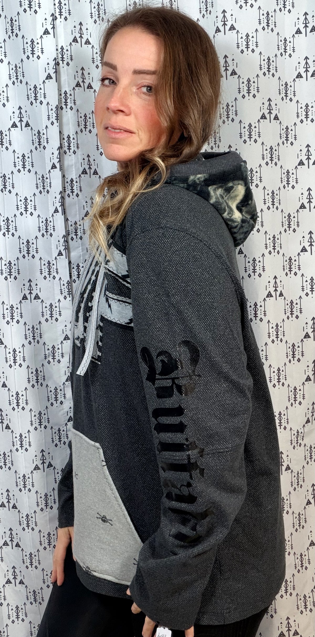 Dark Grey BUF ROCKTOBERFEST Hoodie Size Unisex- L/XL