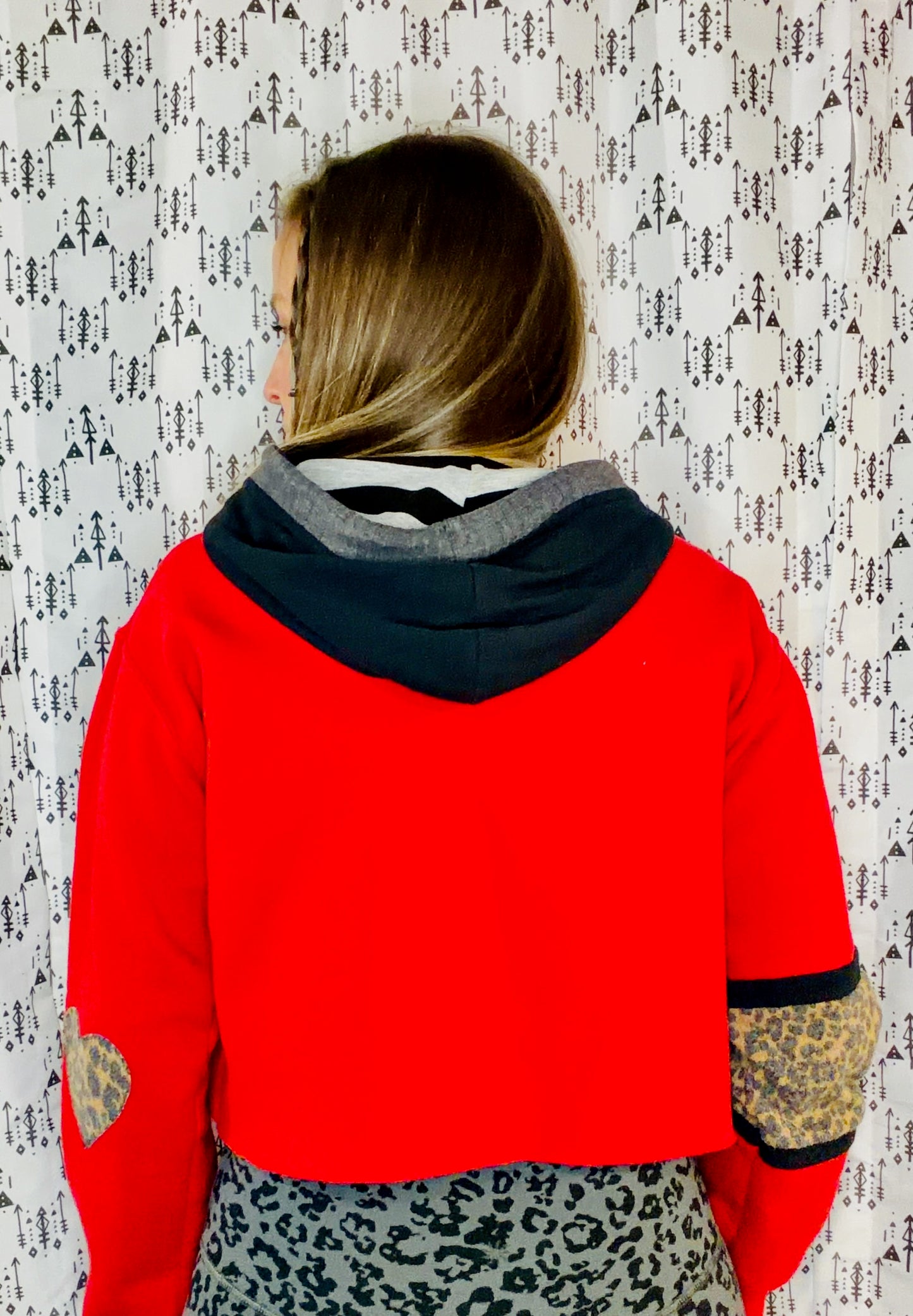 Red Buffalo Football X Dyngus Day Crop Hoodie Size- Women's S/M