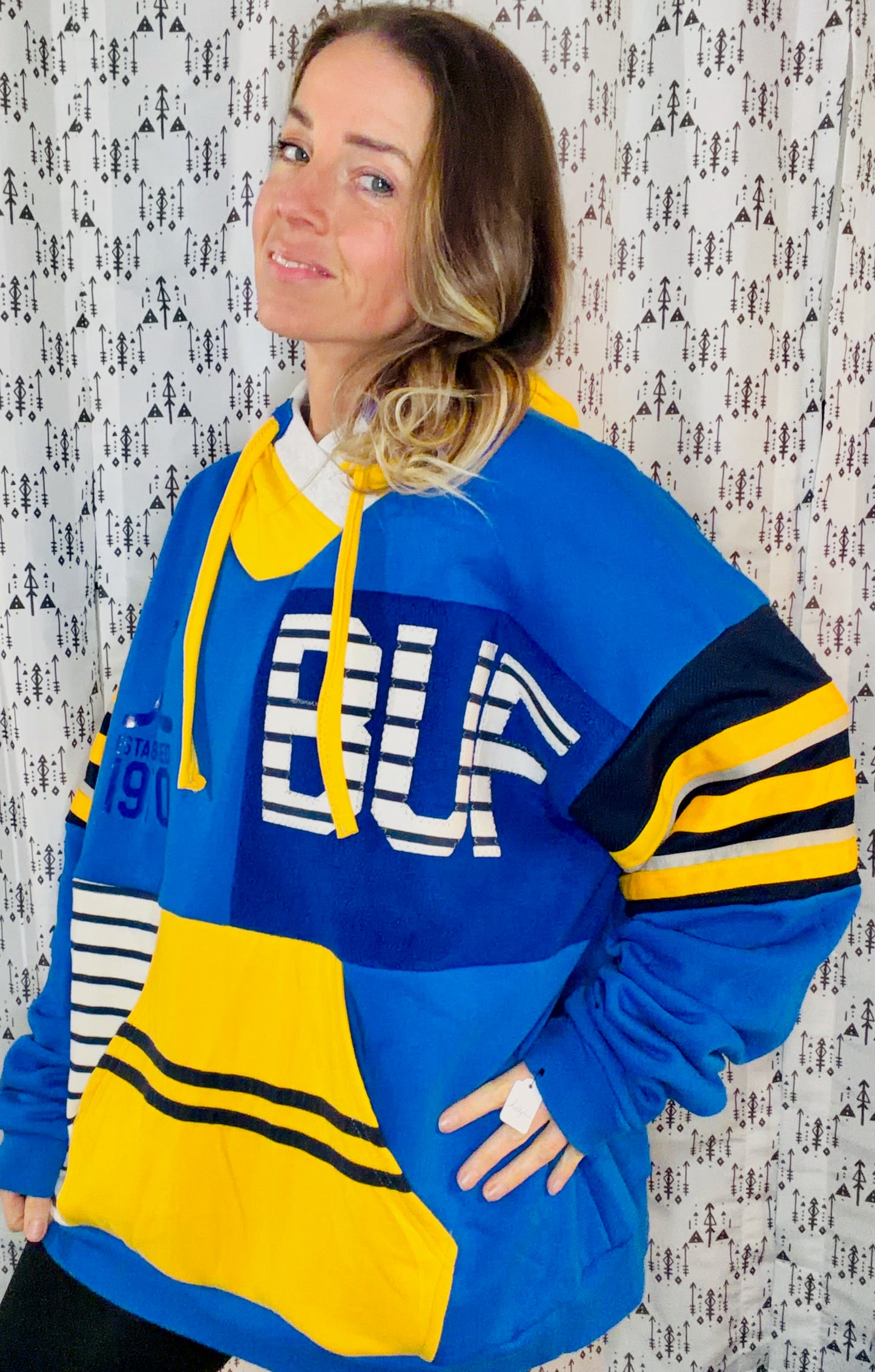 Color Block II Buffalo Hockey Size Unisex-3X