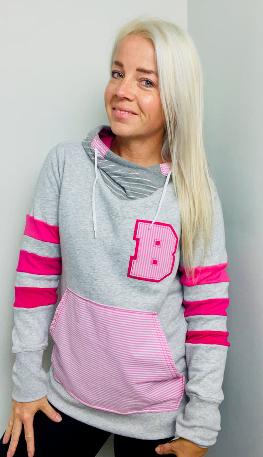 Buffalo Letterman Barbie Hoodie Women's Size M/L