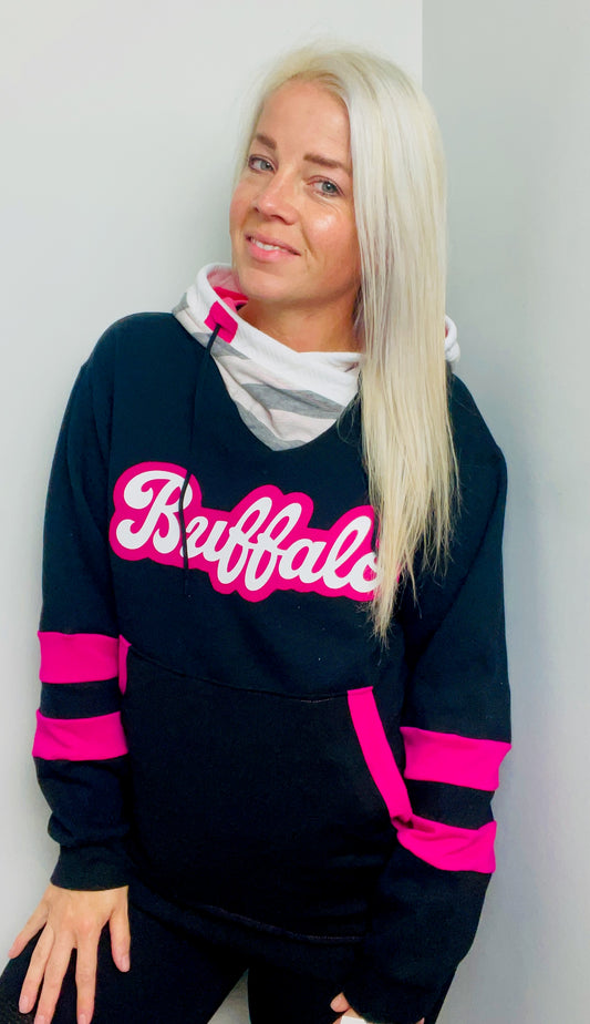 Buffalo Logo Barbie Hoodie Women's Size M/L