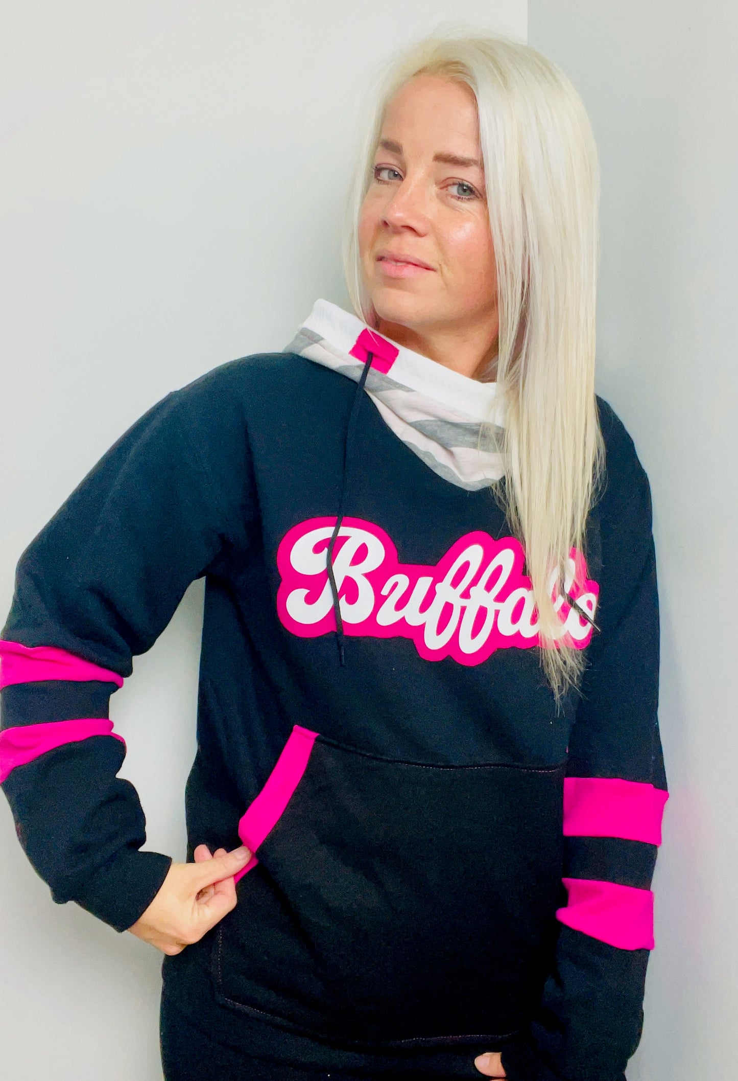Buffalo Logo Barbie Hoodie Women's Size M/L