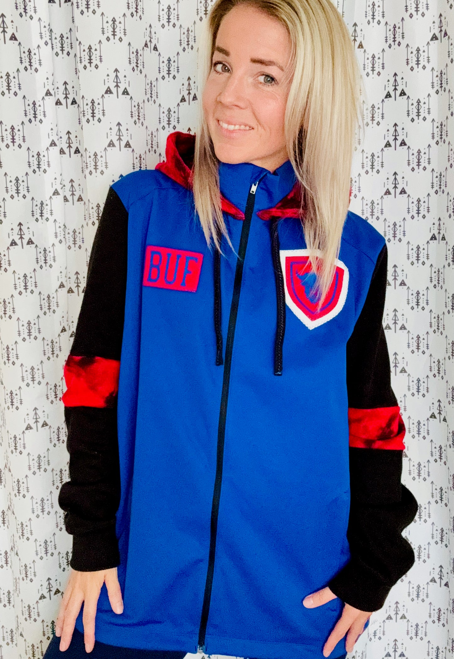 Blue Full Zip Buffalo Est. 1960 Jacket Size Unisex-L/XL