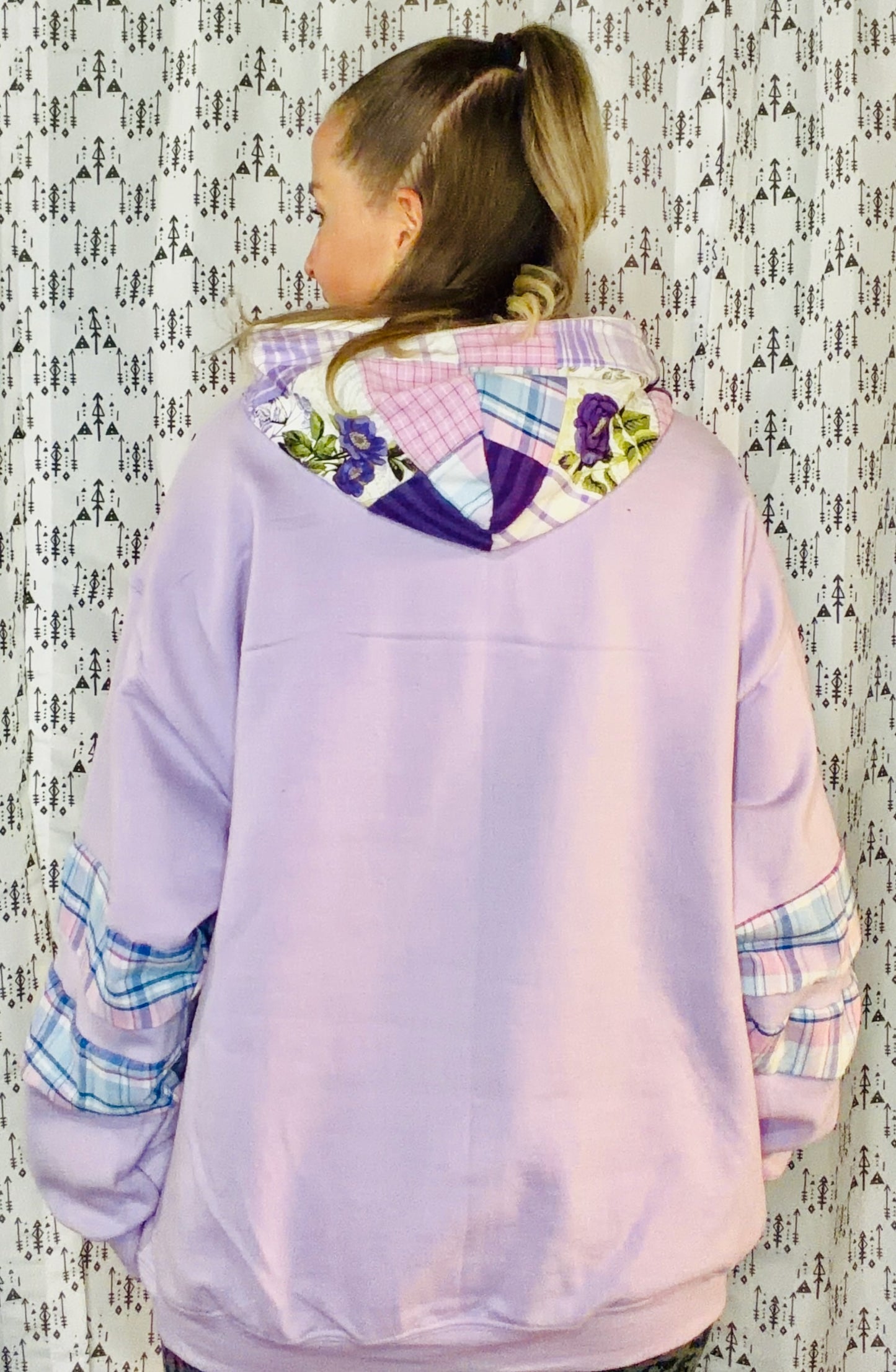 Light Purple MAMA Hoodie Size Women's- XL/2X