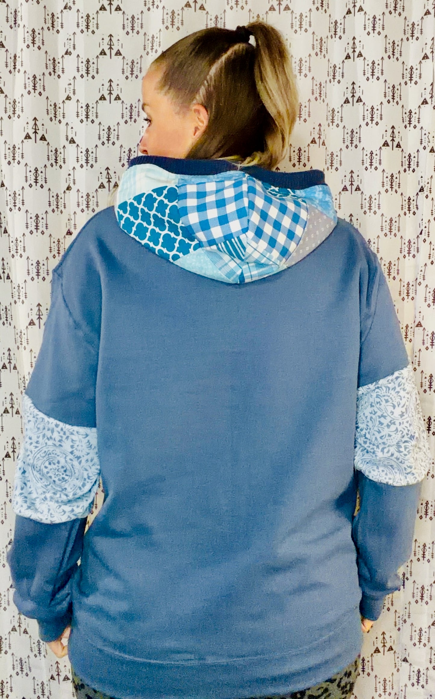 Blue BUF Hoodie Size Women's- L/XL