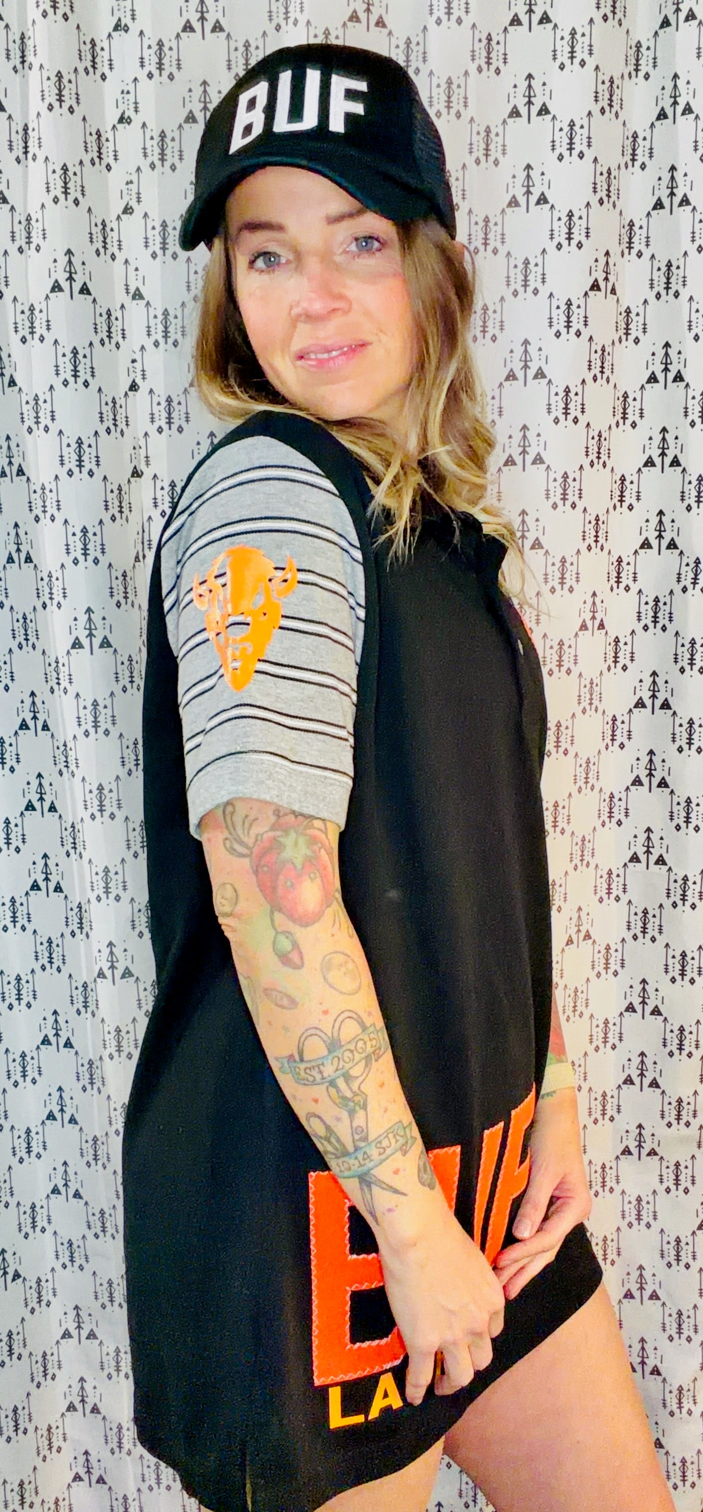 Black  BUF Lax Polo Dress Women's Size- L/XL