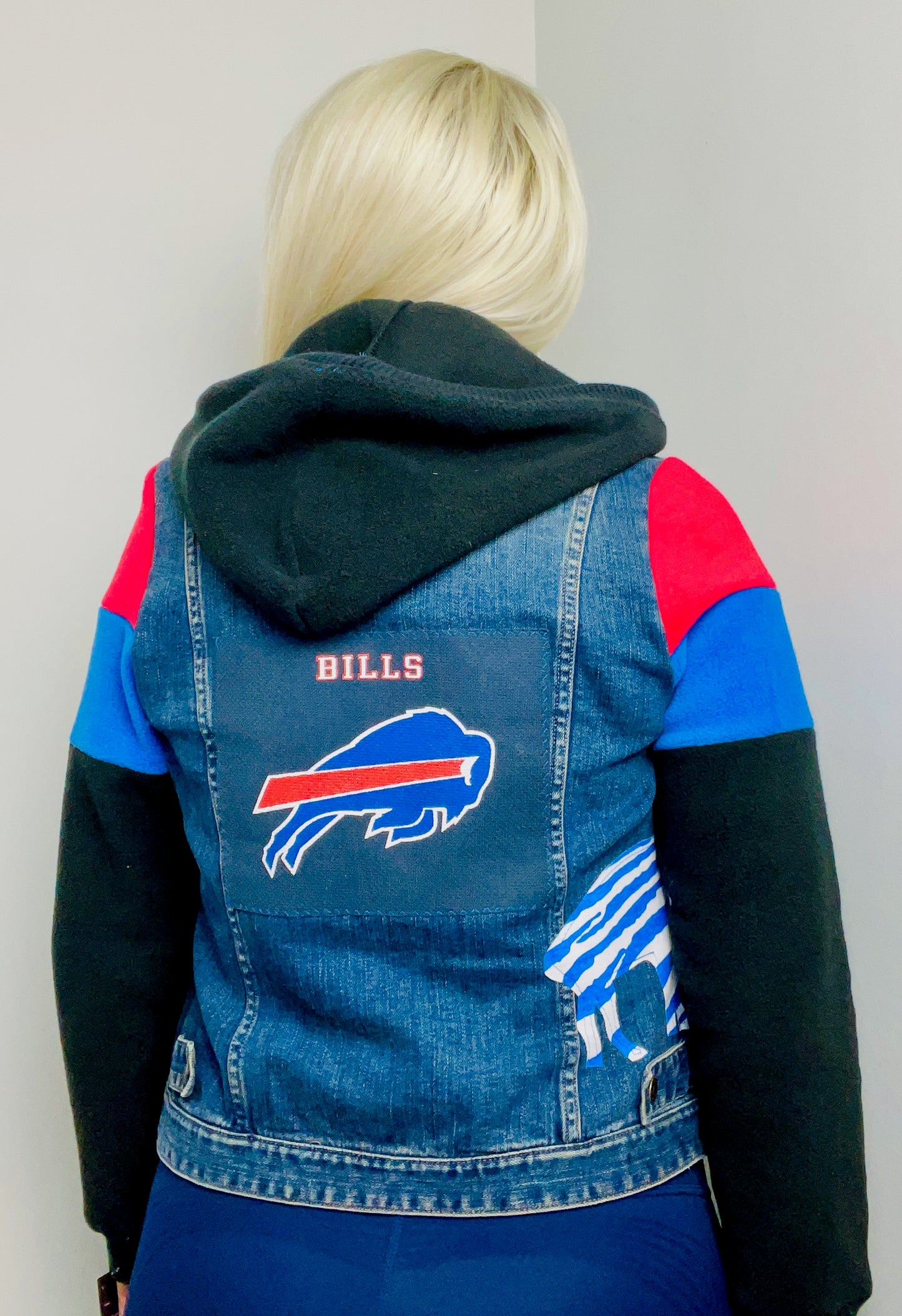 Buffalo Football Denim Jacket Size- Women's S/M