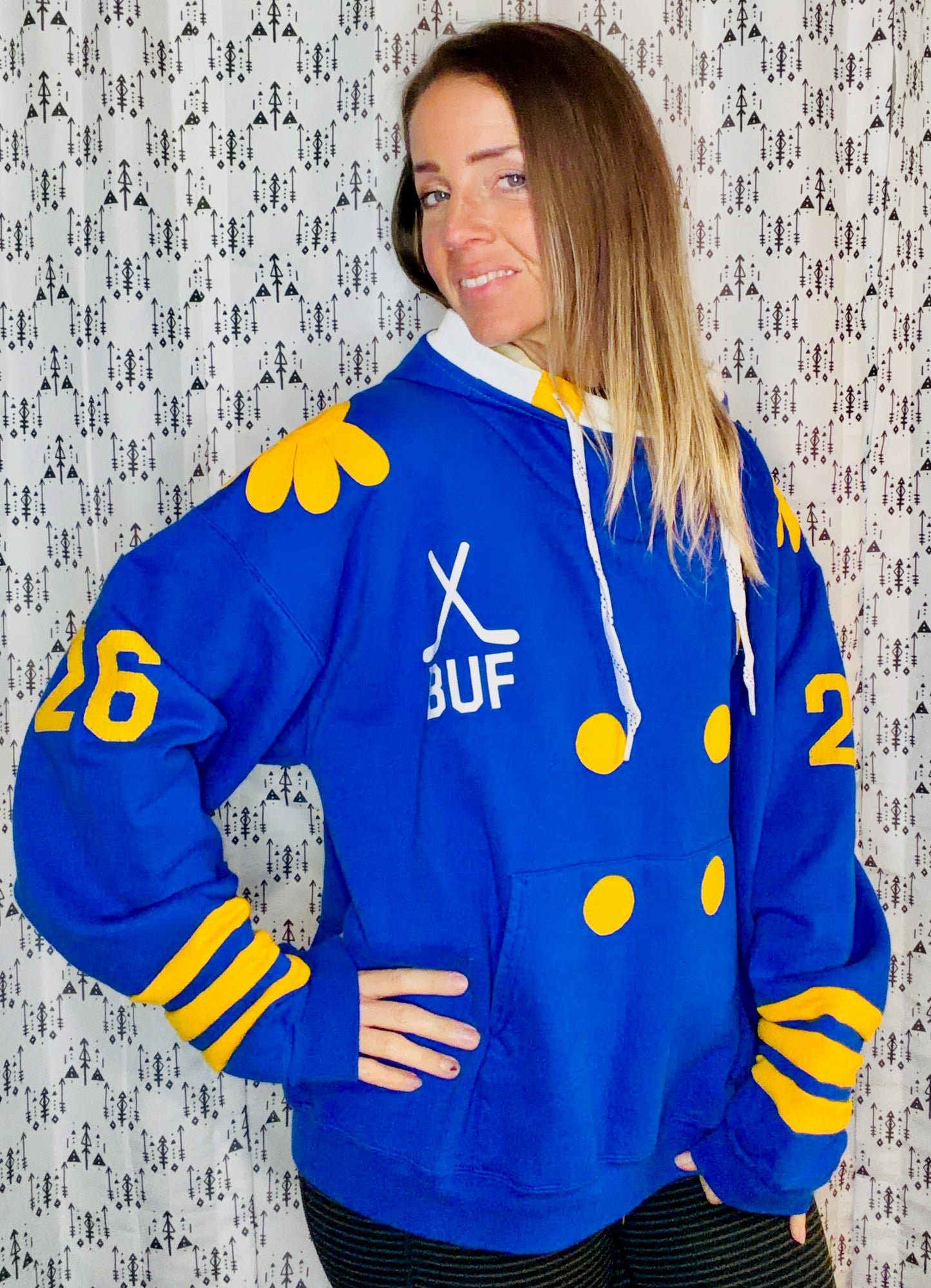 Buffalo Hockey Captain Crunch #26 Dahlin Hoodie Size Unisex-L/XL