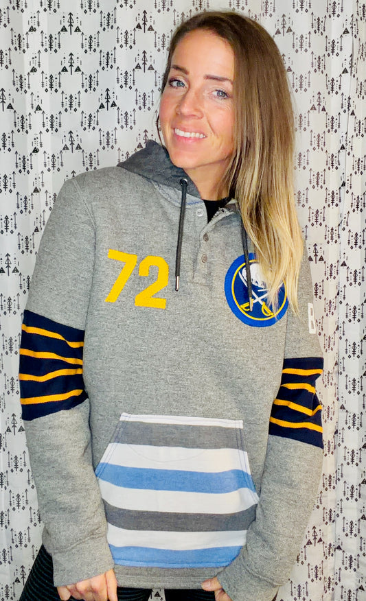 Buffalo Hockey #72 Thompson Hoodie Size Unisex-M/L
