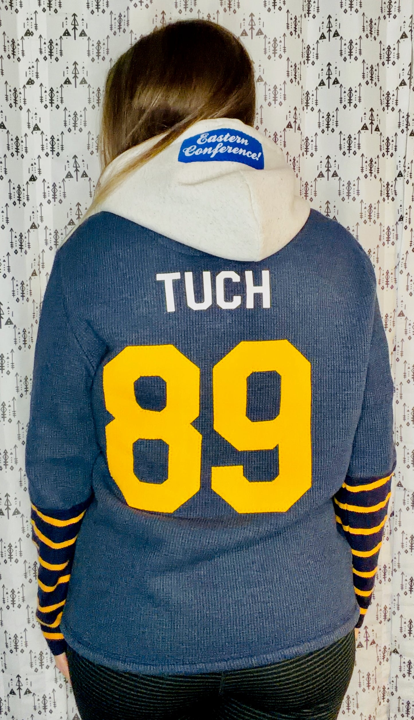 Buffalo Hockey #89 Tuch Around Hoodie Size Unisex-M/L