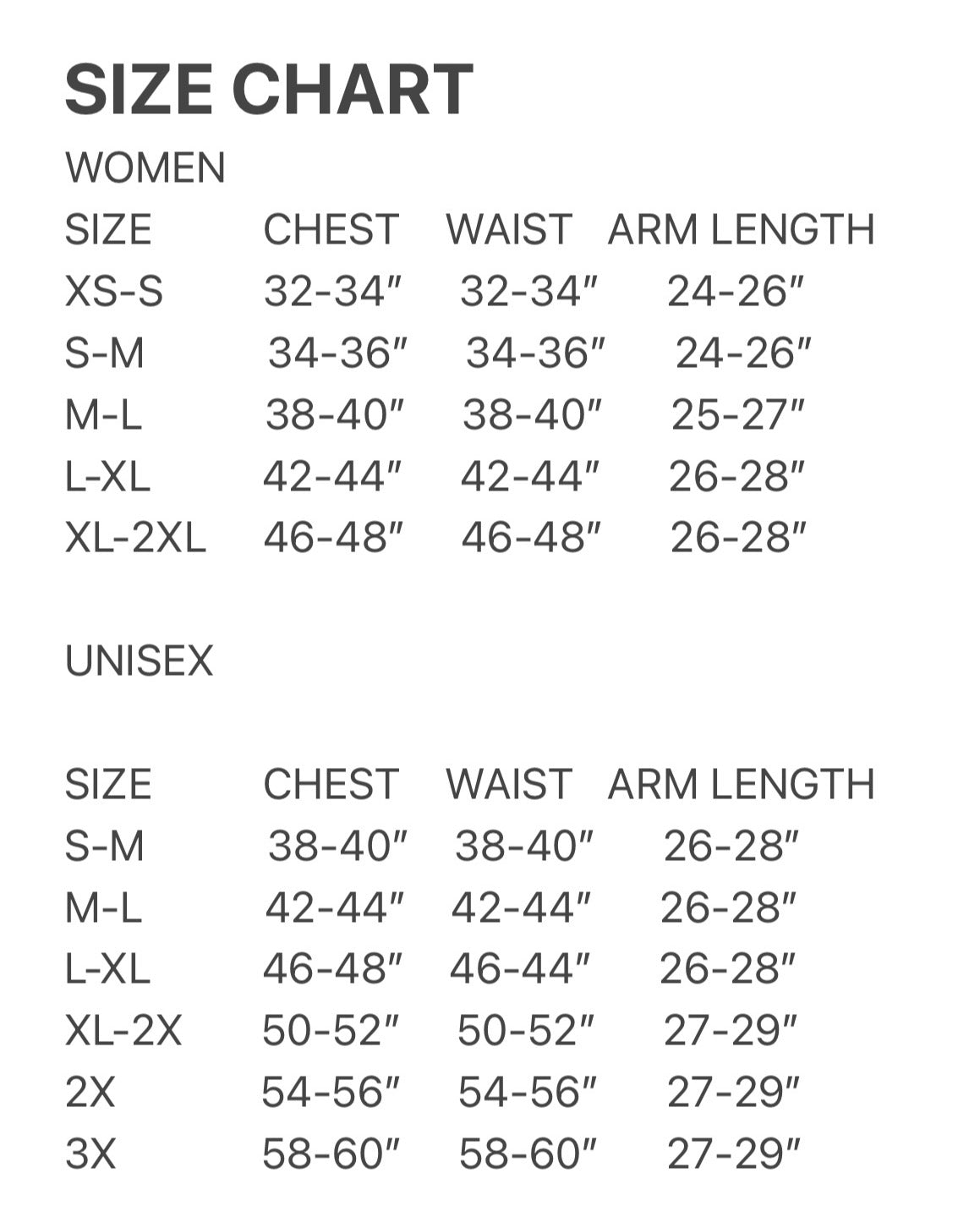 Maxi Dress Length Chart