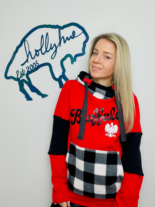 Dyngus Day Buffalo Polish Hoodie Size- Unisex S/M