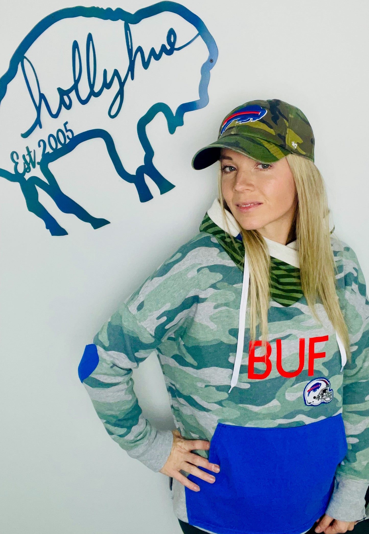 Salute To Service Light Camo BUF Hoodie Size- Women's L/XL