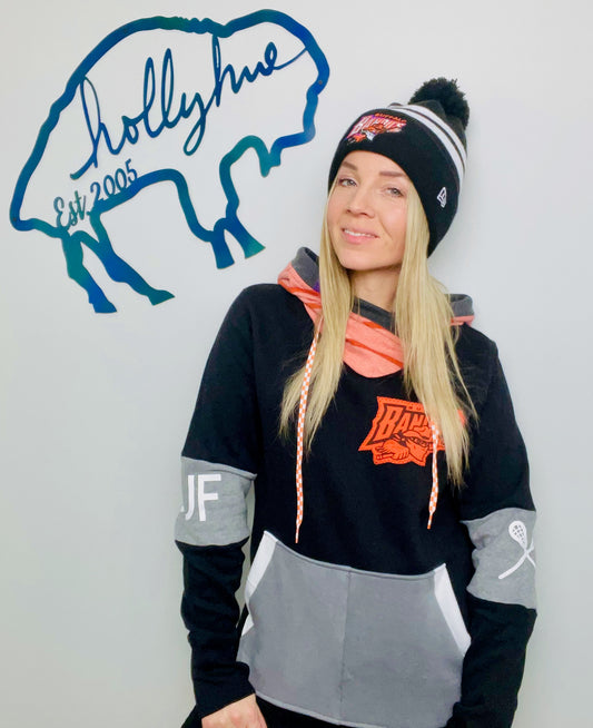 Black Buffalo Bandits Hoodie Size- Women's M/L